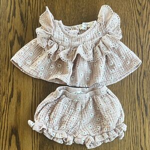 Jessica Simpson Ruffle Two-Piece Matching Set